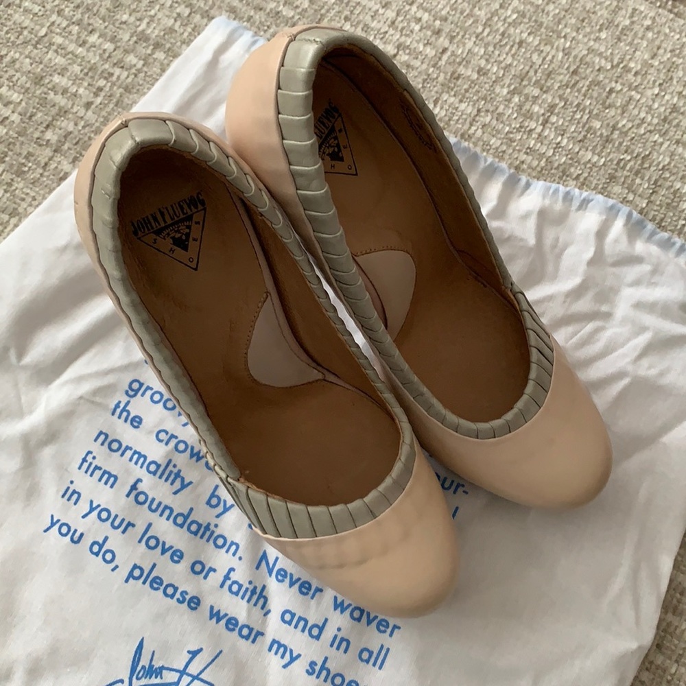 John Fluevog Keepsake platform pumps